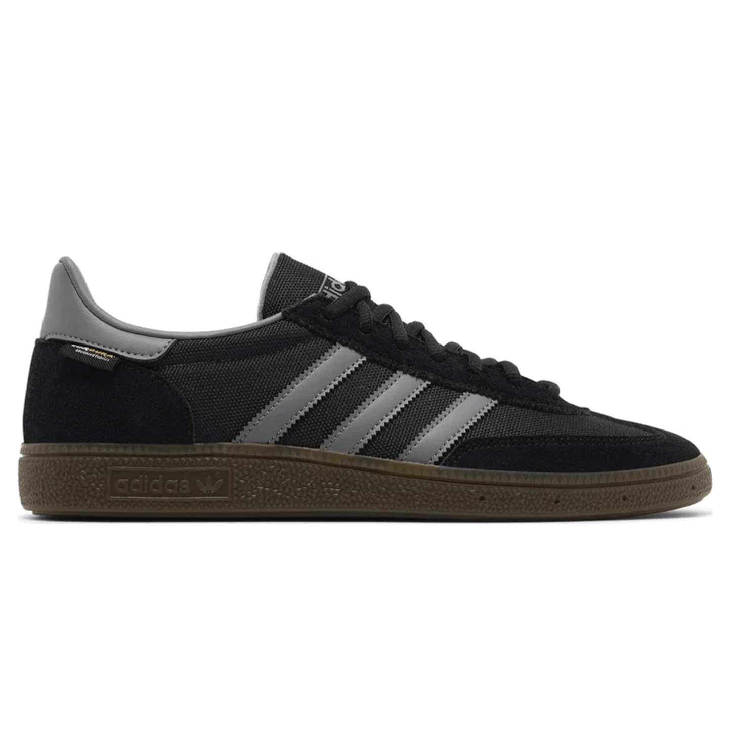 adidas Handball Spezial 'Black Grey Gum' — UK 3.5 | EU 36 | US 4 — Side View