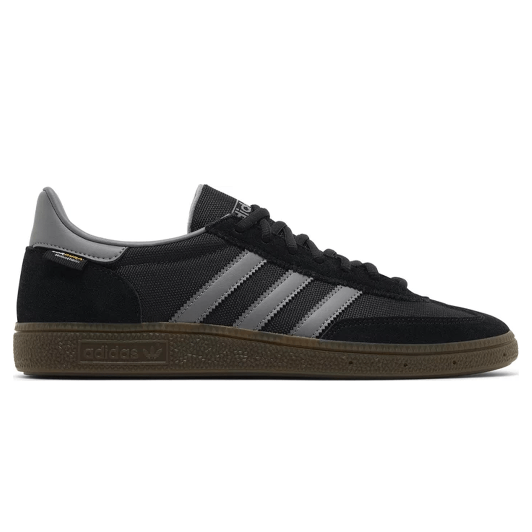 adidas Handball Spezial 'Black Grey Gum' — UK 3.5 | EU 36 | US 4 — Side View