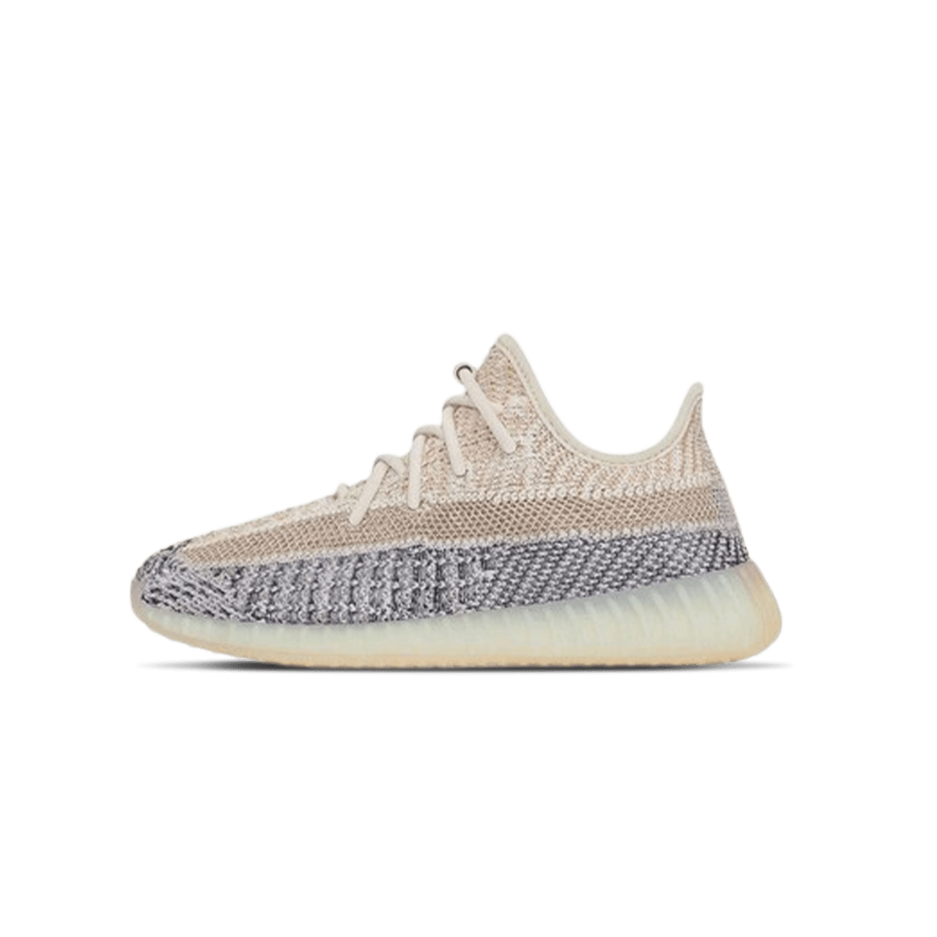 adidas Yeezy Boost 350 V2 Kids 'Ash Pearl' — UK 10k | EU 28 | US 10.5k — Front View