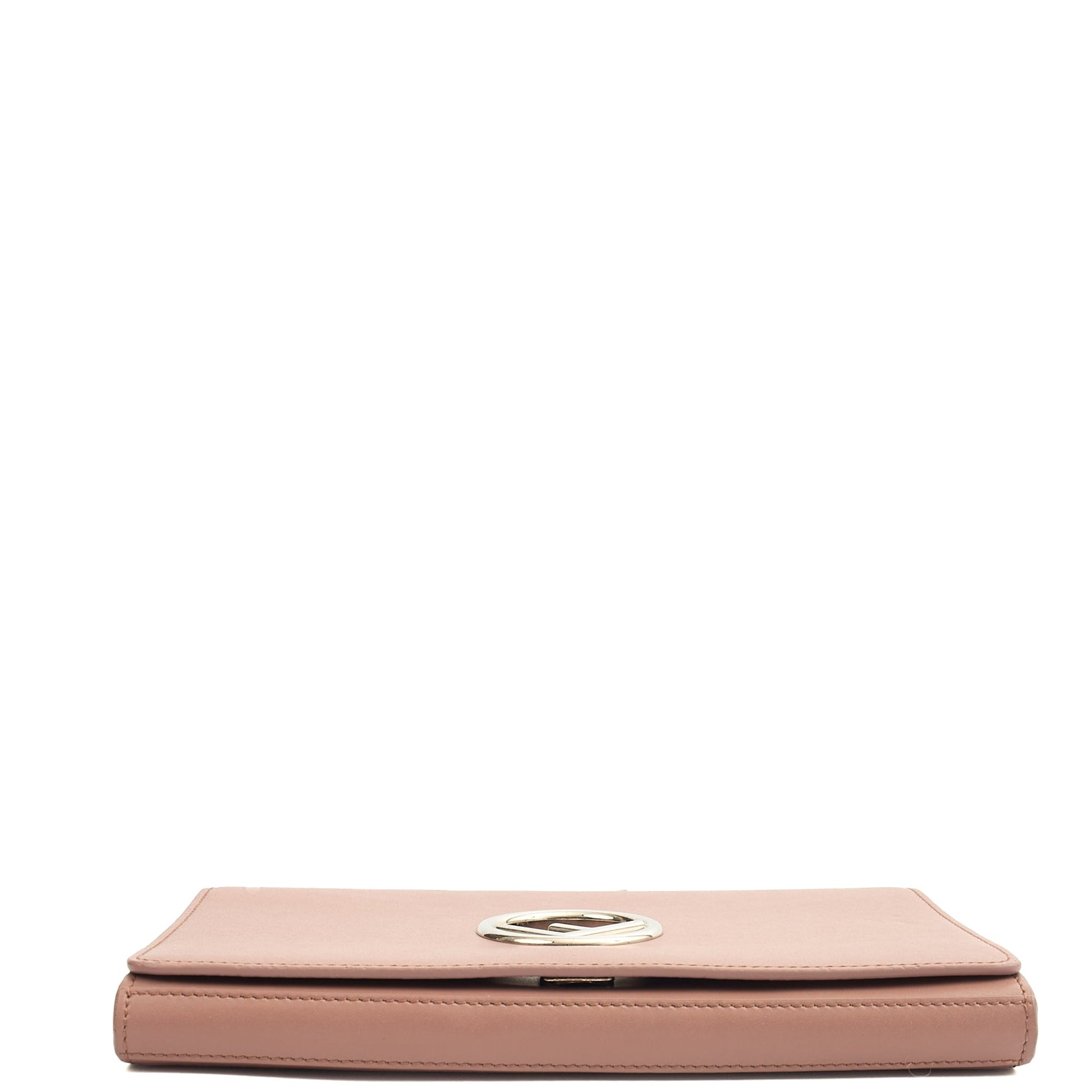 Fendi Cross Body Kan I F Wallet On Chain in Pink, Leather — Alternate View 9
