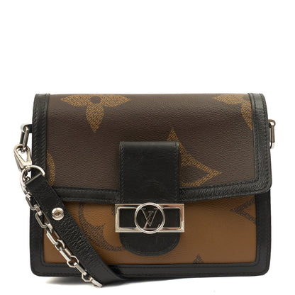 Louis Vuitton Cross Body Dauphine MM Bag in Reverse Monogram, Canvas — Alternate View 15