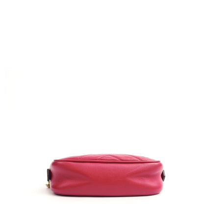 Gucci Cross Body Marmont Shoulder Bag - Small in Hibiscus Red, Leather — Alternate View 14