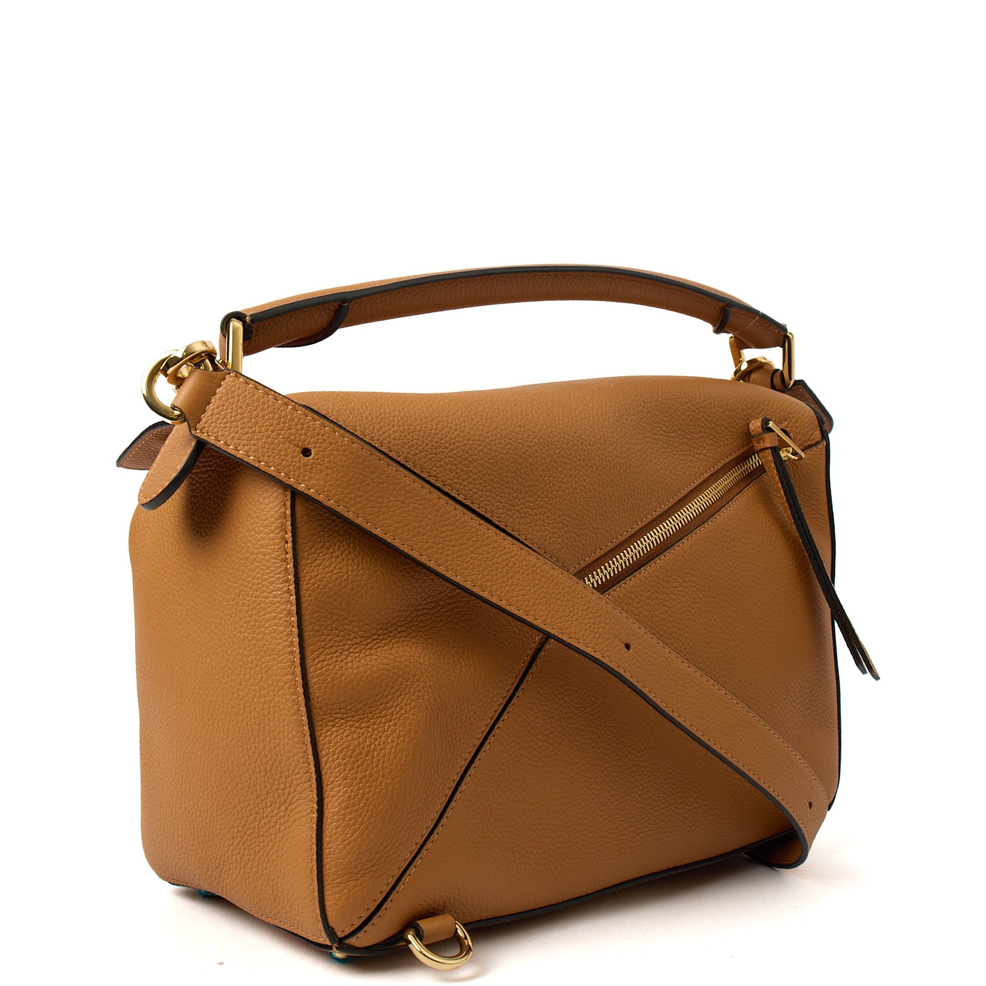 Loewe Cross Body Puzzle - Medium in Brown, Leather — Top View