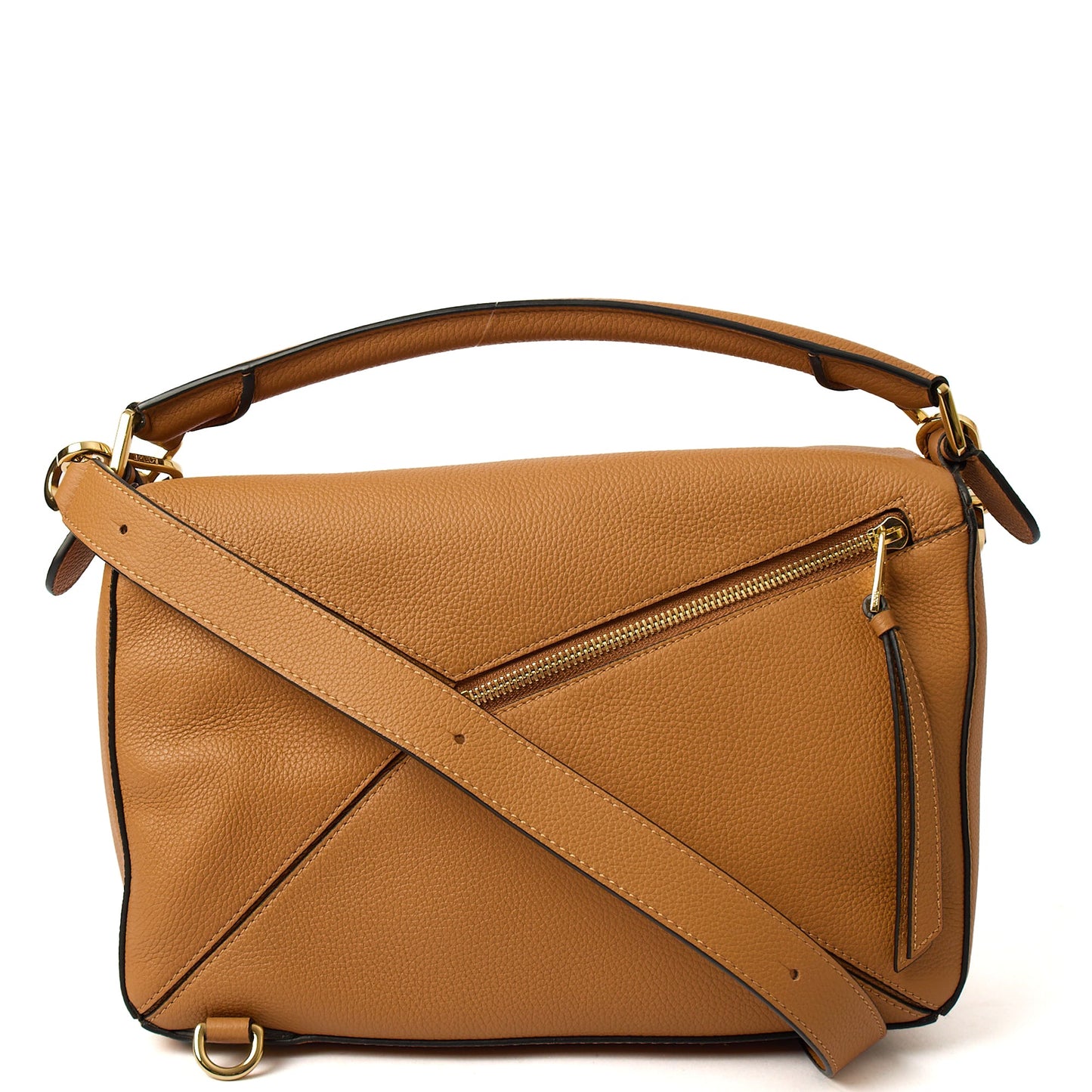 Loewe Cross Body Puzzle - Medium in Brown, Leather — Detail View