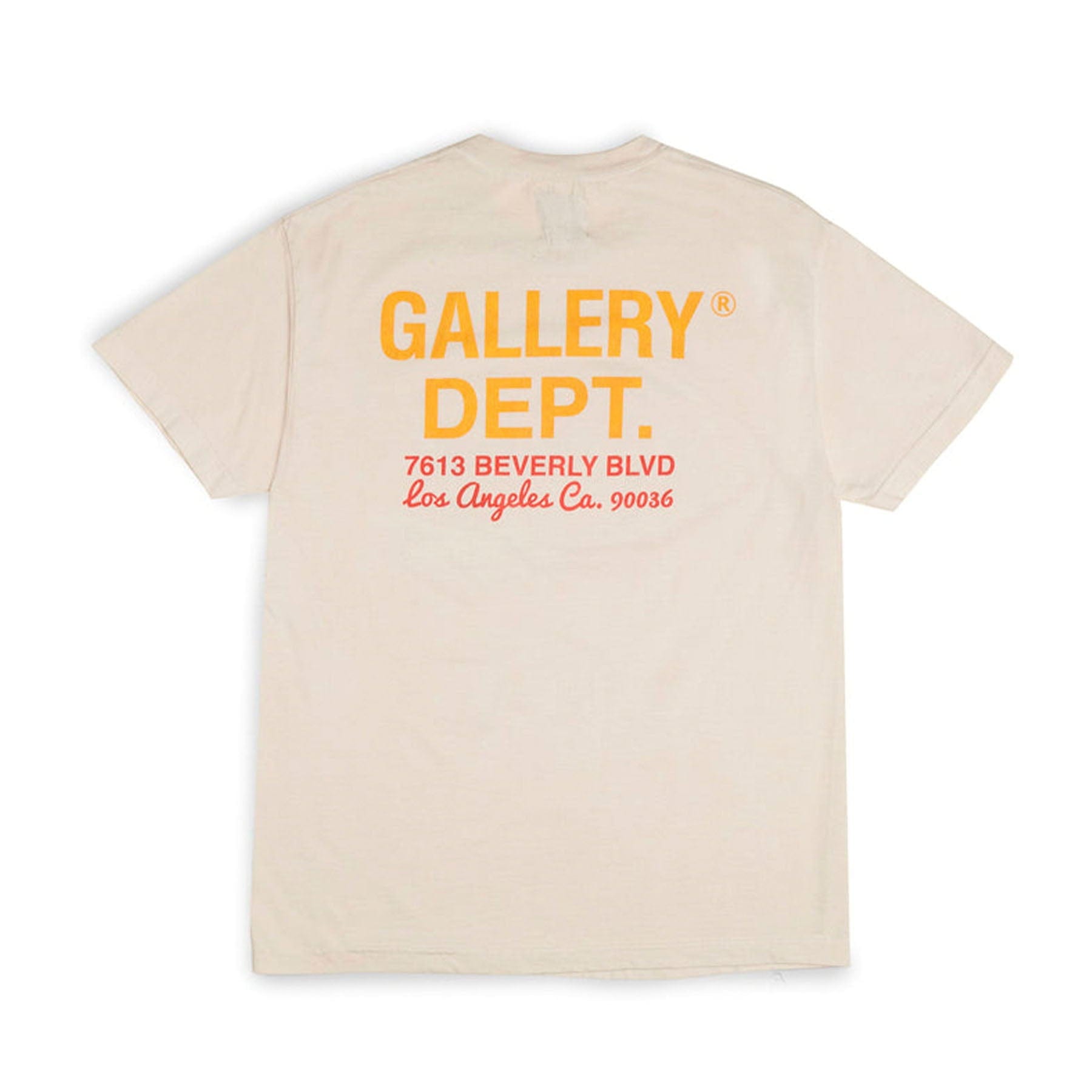 Gallery Dept. Ebay T-Shirt 'Cream' — XXS — Side View
