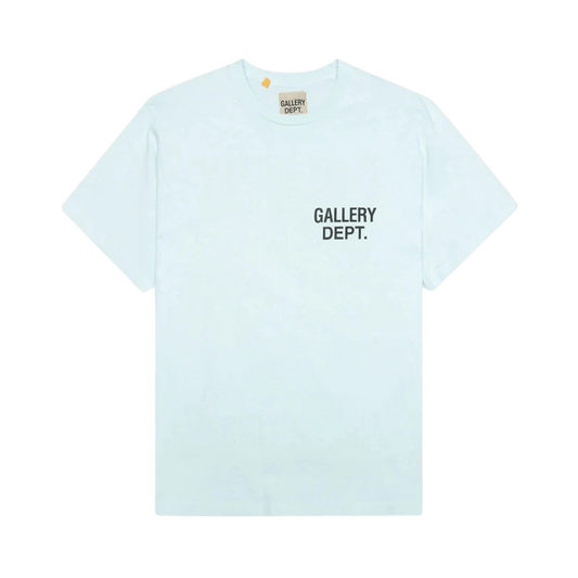 Gallery Dept. Souvenir T-shirt 'Baby Blue' — XXS — Front View