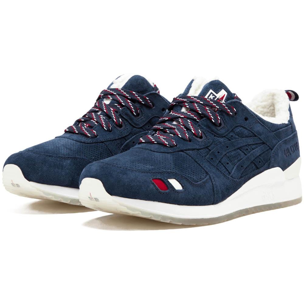 Kith x Moncler x Asics Gel Lyte 3 'Navy' — UK 3 | EU 36 | US 4 — Side View