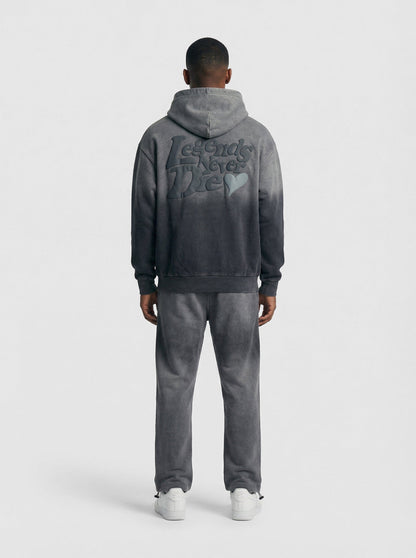 Legende Paris LND GRADIENT PANT - CHARCOAL WASHED — XS — Detail View