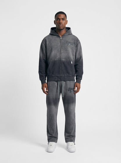 Legende Paris LND GRADIENT PANT - CHARCOAL WASHED — XS — Top View