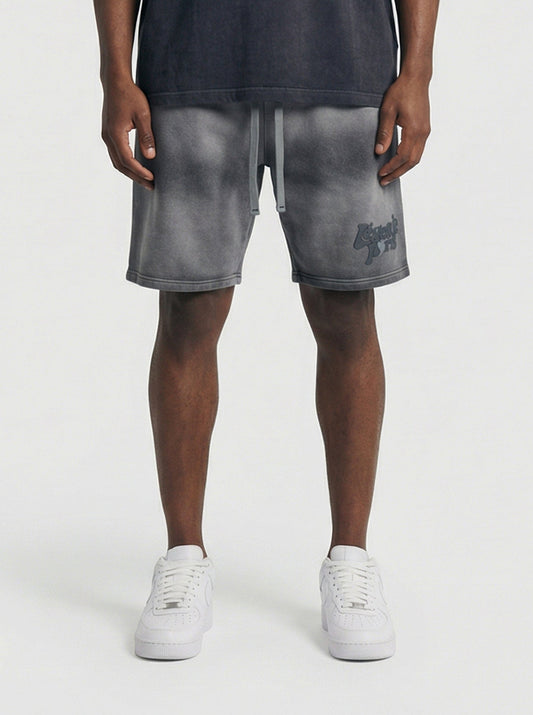 Legende Paris LND GRADIENT SHORT - CHARCOAL WASHED — XS — Front View