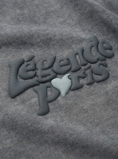 Legende Paris LND GRADIENT PANT - CHARCOAL WASHED — XS — Back View