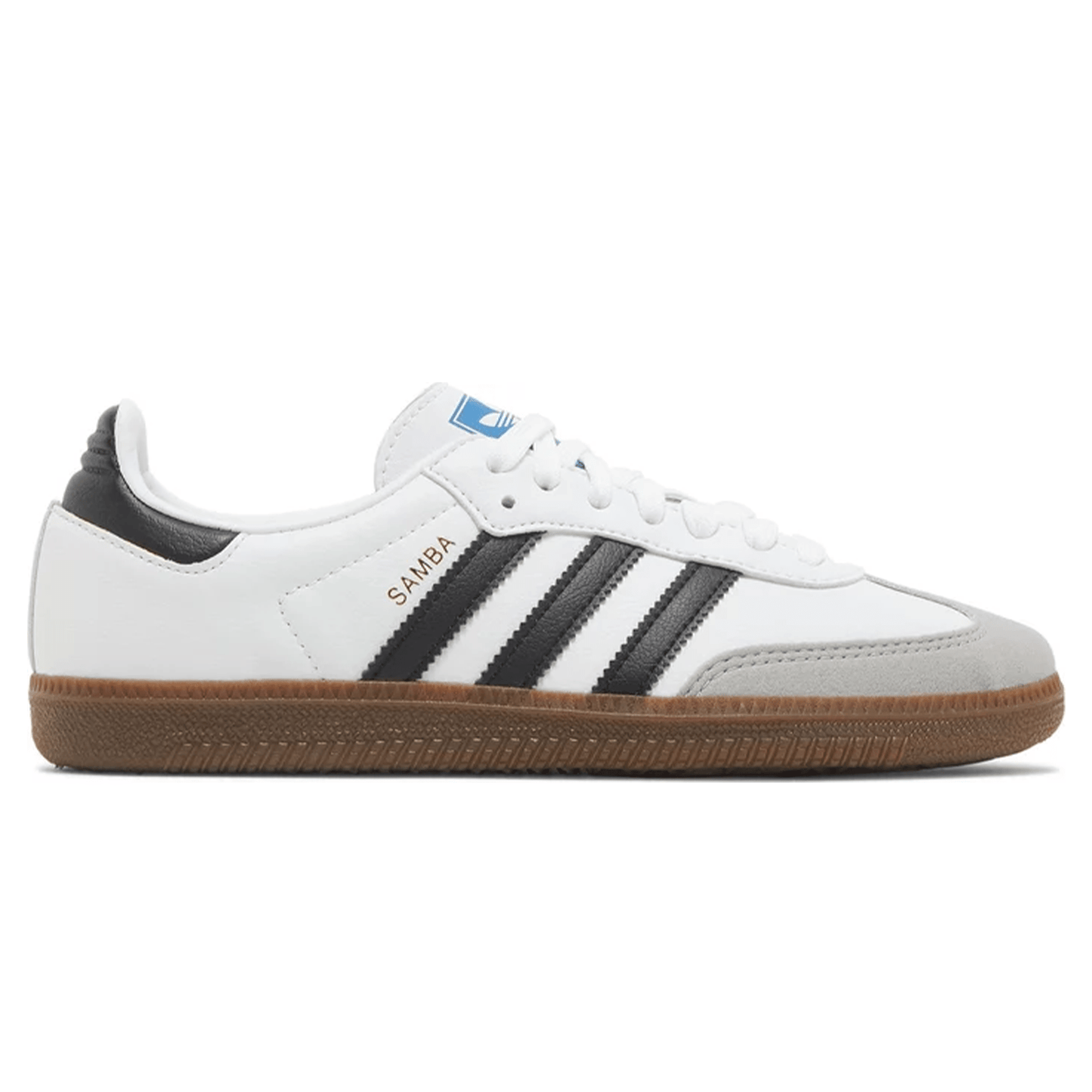 adidas Samba Vegan 'White Gum' — UK 3.5 | EU 36 | US 4 — Side View