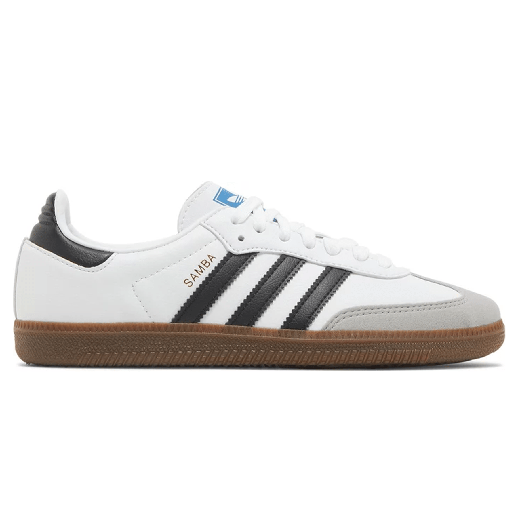 adidas Samba Vegan 'White Gum' — UK 3.5 | EU 36 | US 4 — Side View