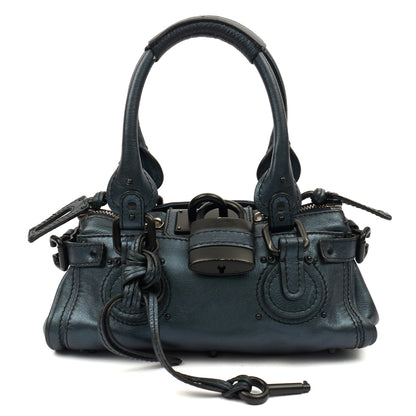 Chloe Shoulder Bag Paddington - Small in Metallic, Leather — Alternate View 8