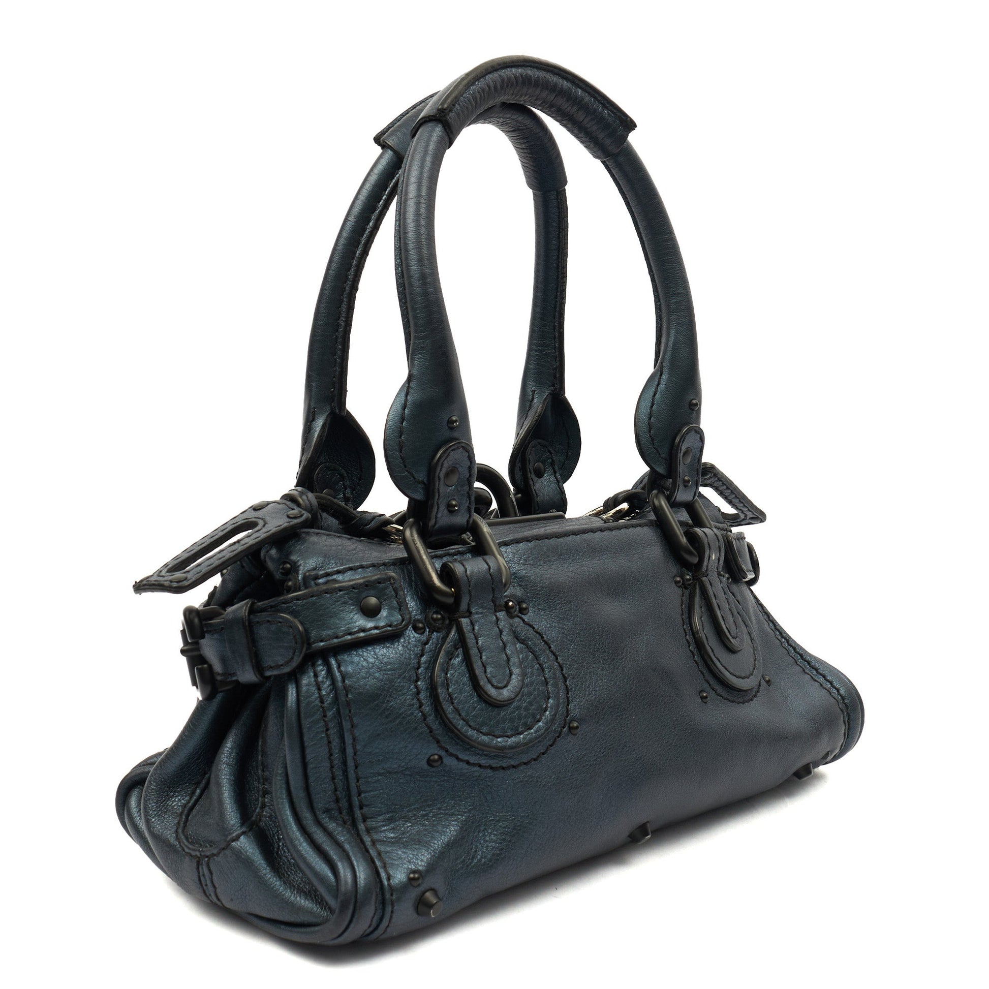 Chloe Shoulder Bag Paddington - Small in Metallic, Leather — Alternate View 16