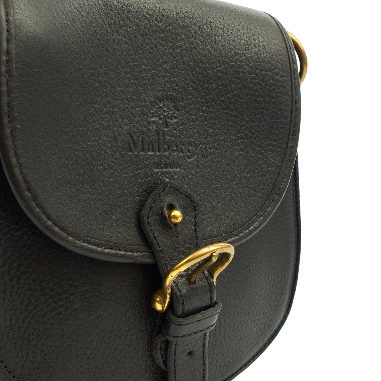 Mulberry Cross Body Vintage Messenger in Black, Calfskin Leather — Alternate View 18