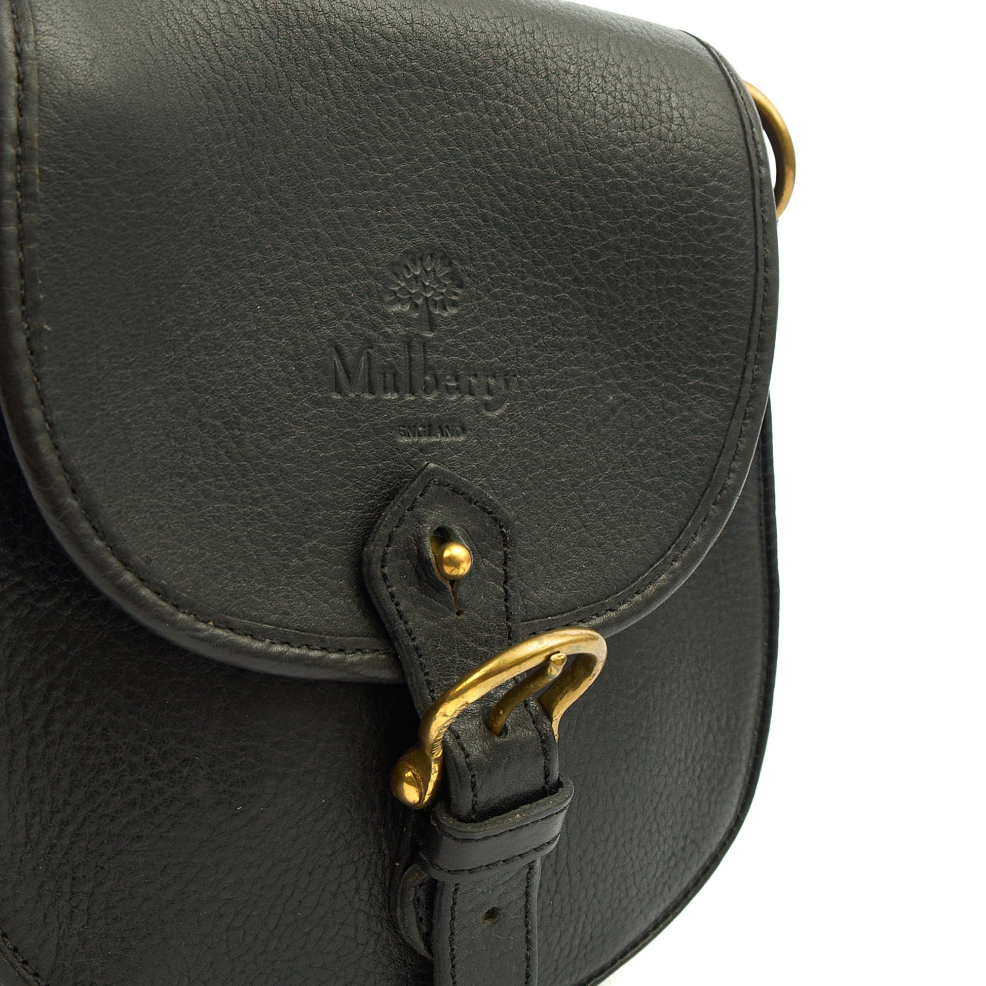 Mulberry Cross Body Vintage Messenger in Black, Calfskin Leather — Alternate View 18