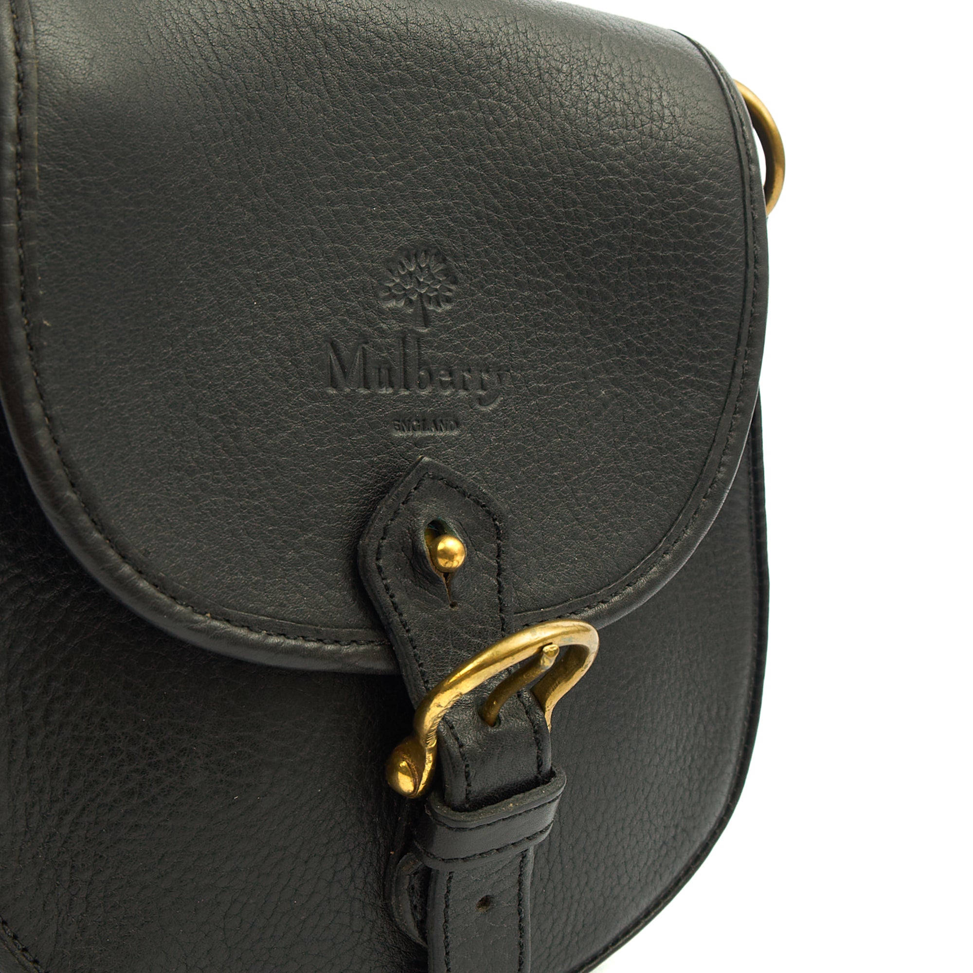 Mulberry Cross Body Vintage Messenger in Black, Calfskin Leather — Alternate View 18