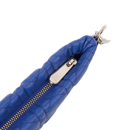 Christian Dior Clutch Clutch in Blue, Leather — Detail View