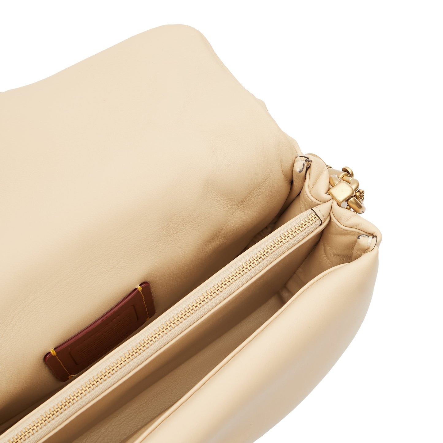 Coach Cross Body Pillow Tabby in Neutral, Leather — Alternate View 14