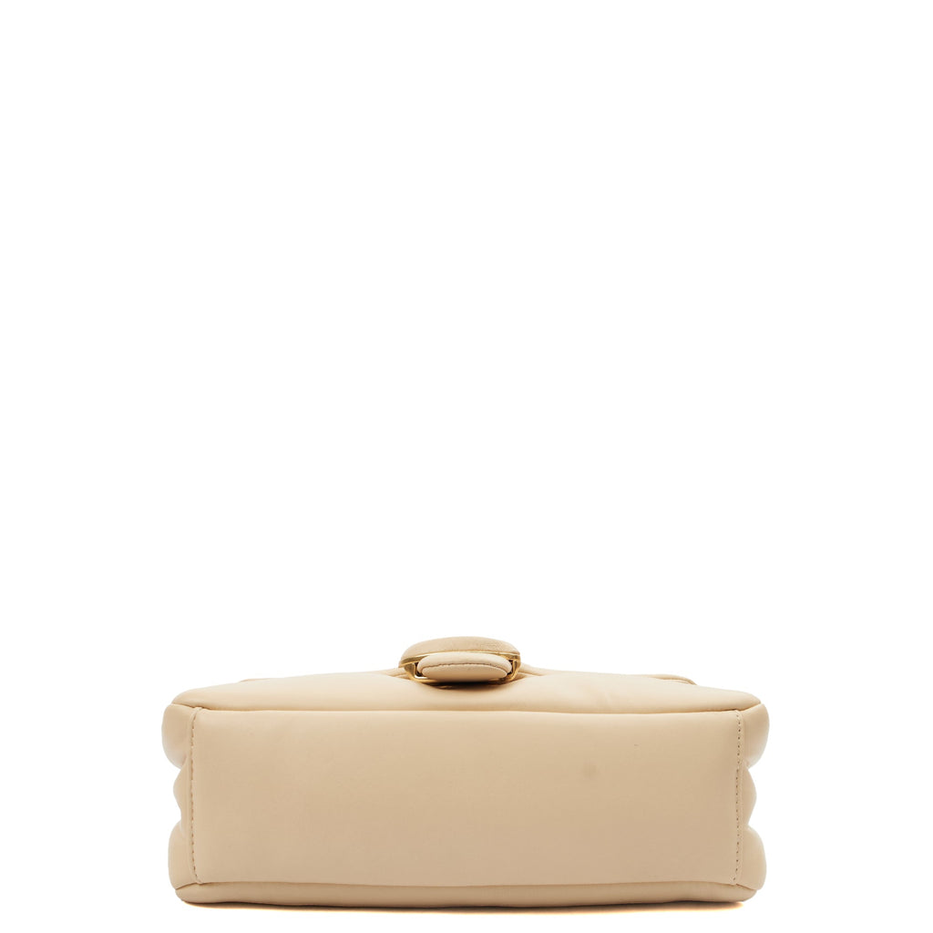 Coach Cross Body Pillow Tabby in Neutral, Leather — Top View