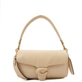 Coach Cross Body Pillow Tabby in Neutral, Leather — Front View