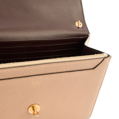 Mulberry Cross Body Darley in Rose Water, Calfskin Leather — Detail View