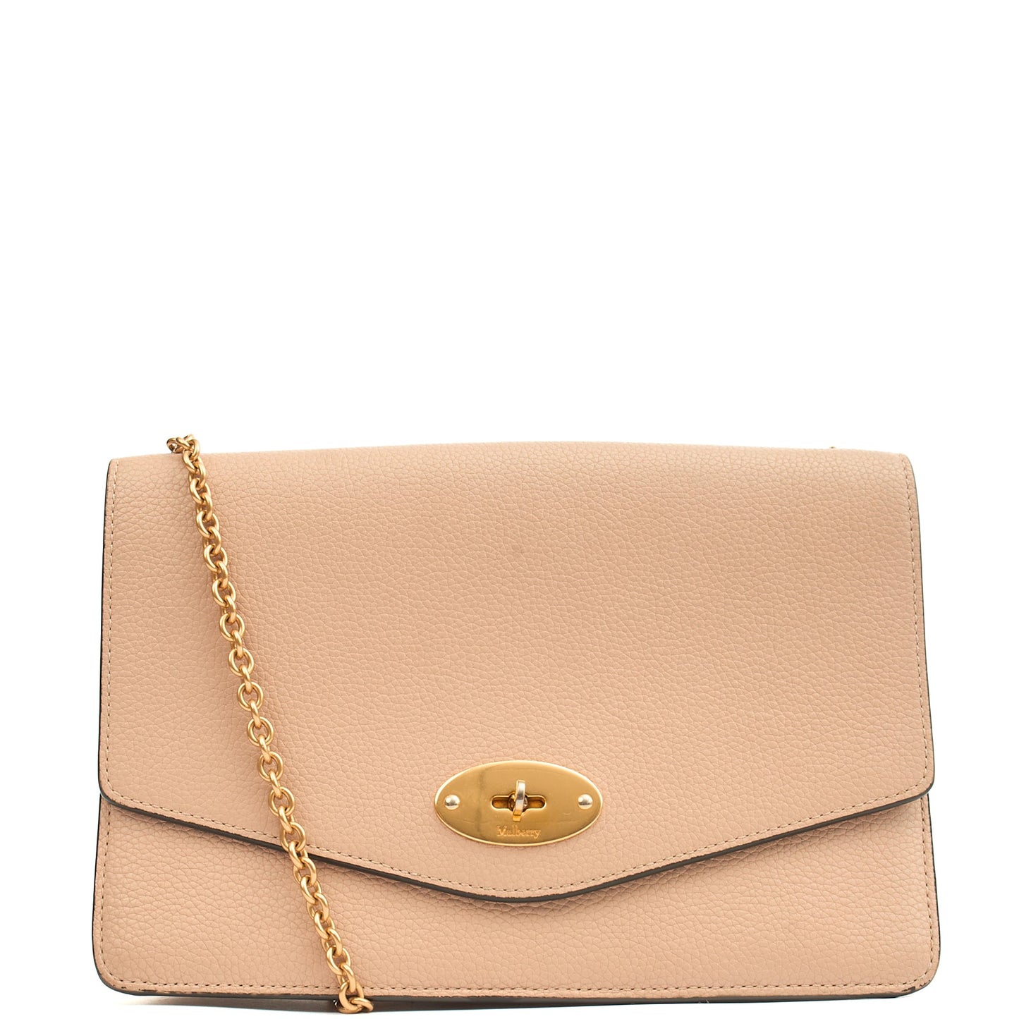 Mulberry Cross Body Darley in Rose Water, Calfskin Leather — Front View