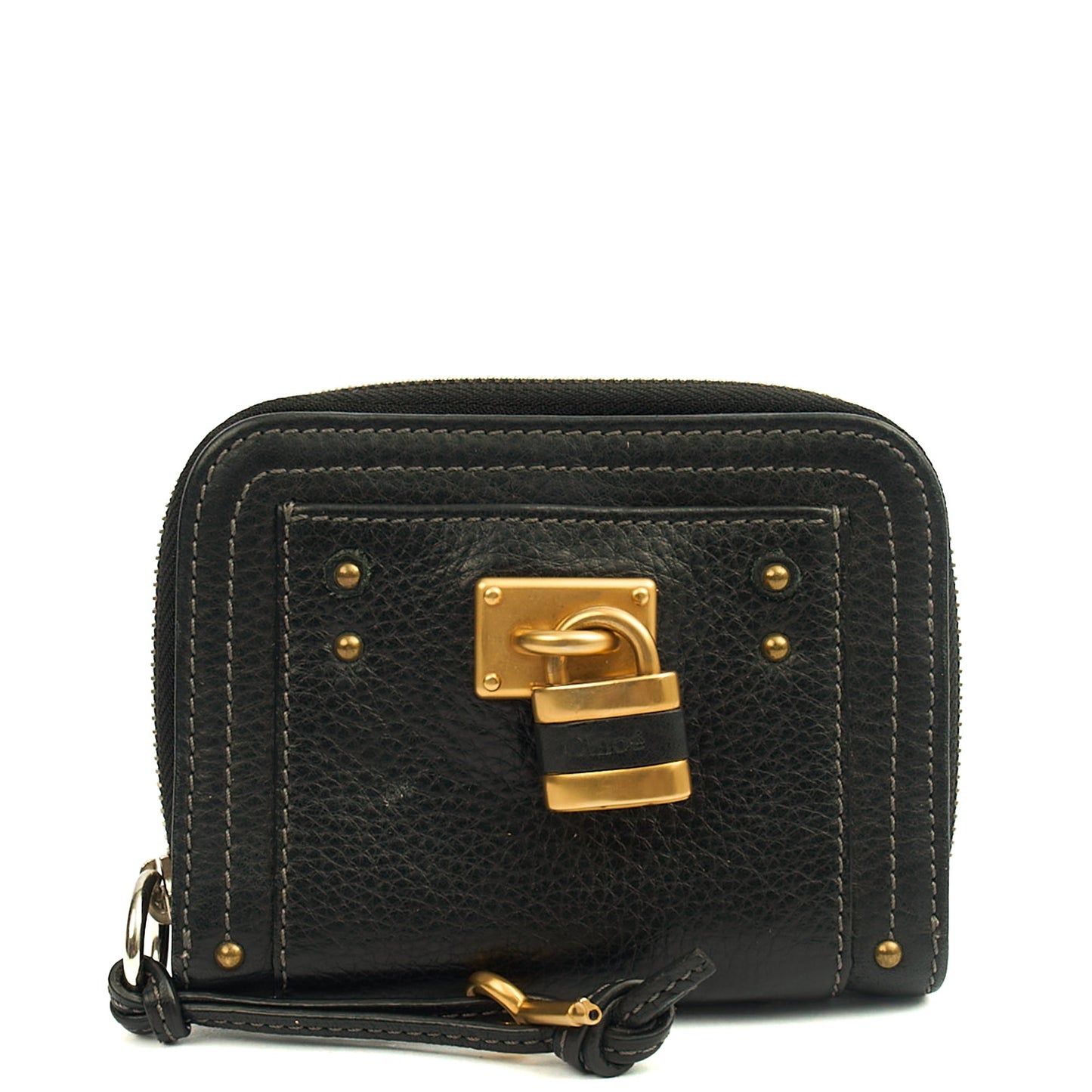 Chloe Wallet Paddington Wallet in Black, Calfskin Leather — Alternate View 7