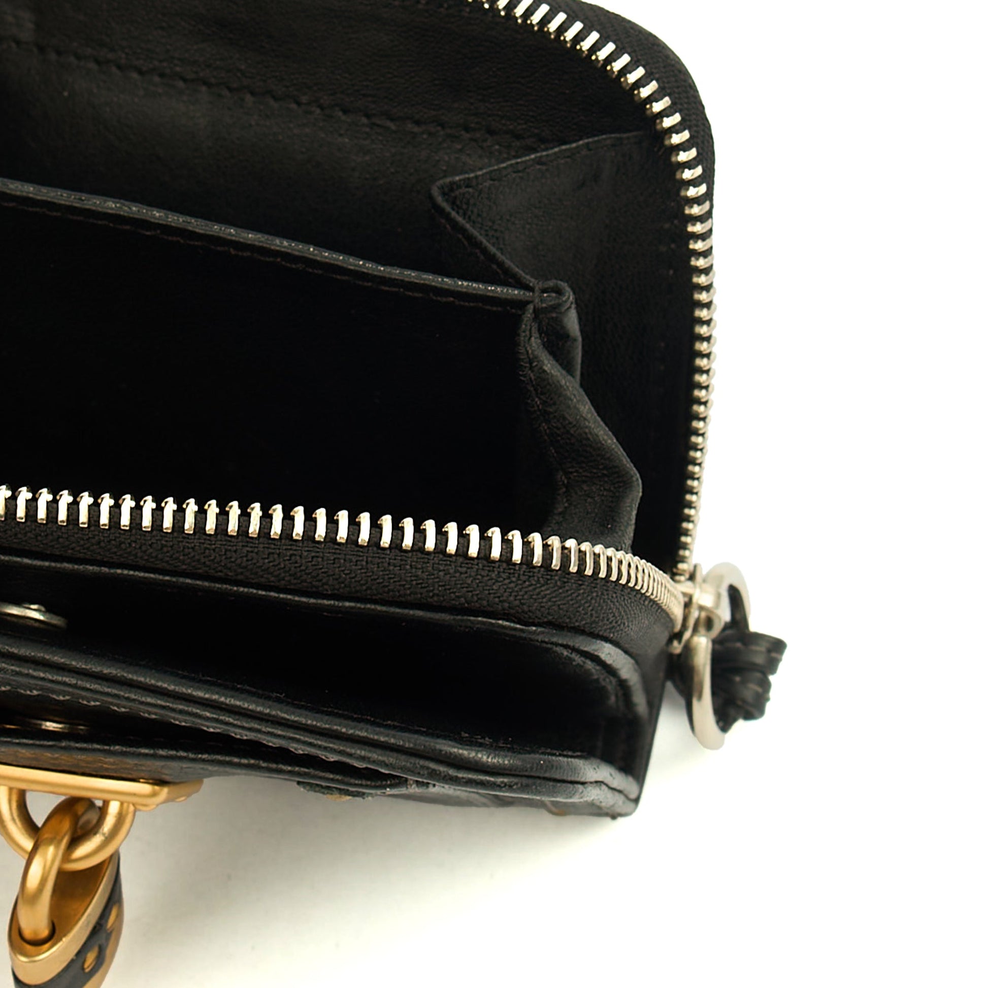 Chloe Wallet Paddington Wallet in Black, Calfskin Leather — Alternate View 12