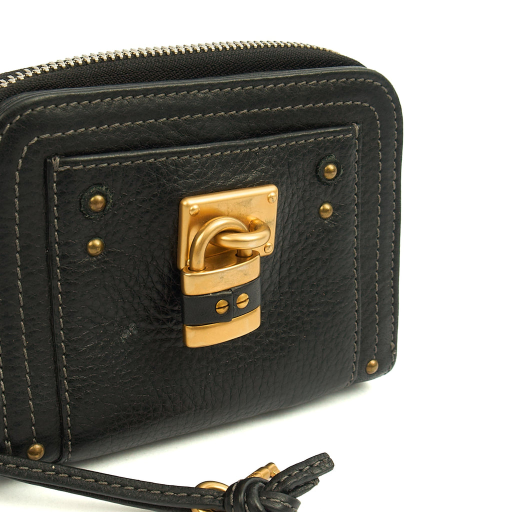 Chloe Wallet Paddington Wallet in Black, Calfskin Leather — Alternate View 14