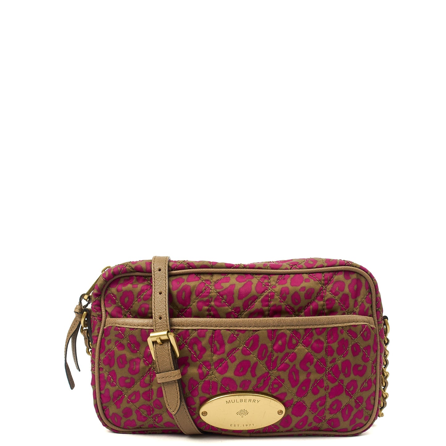 Mulberry Rosie Satchel in Print, Fabric — Front View