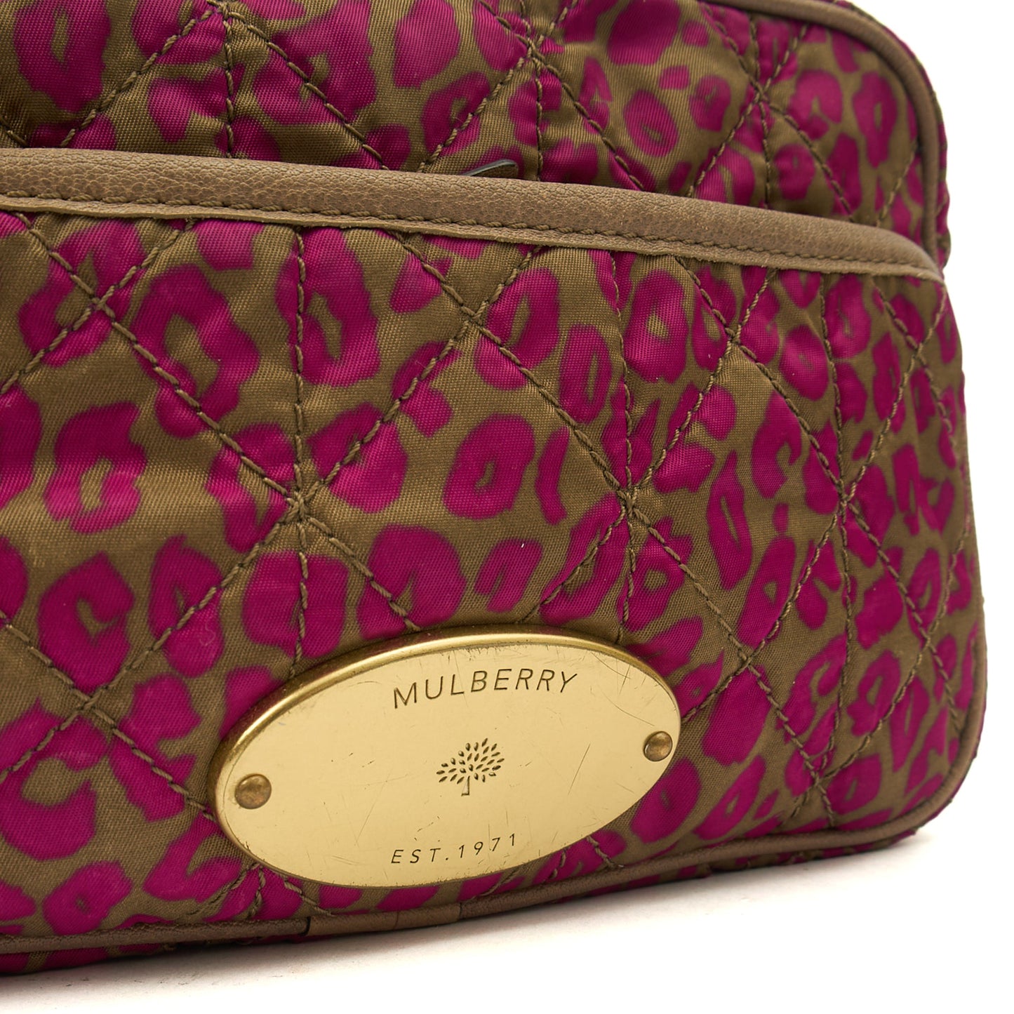 Mulberry Rosie Satchel in Print, Fabric — Top View