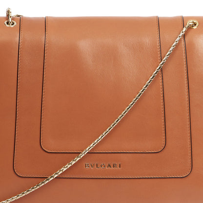 Bulgari Shoulder Bag Serpenti Forever Crossbody in Brown, Leather — Alternate View 24
