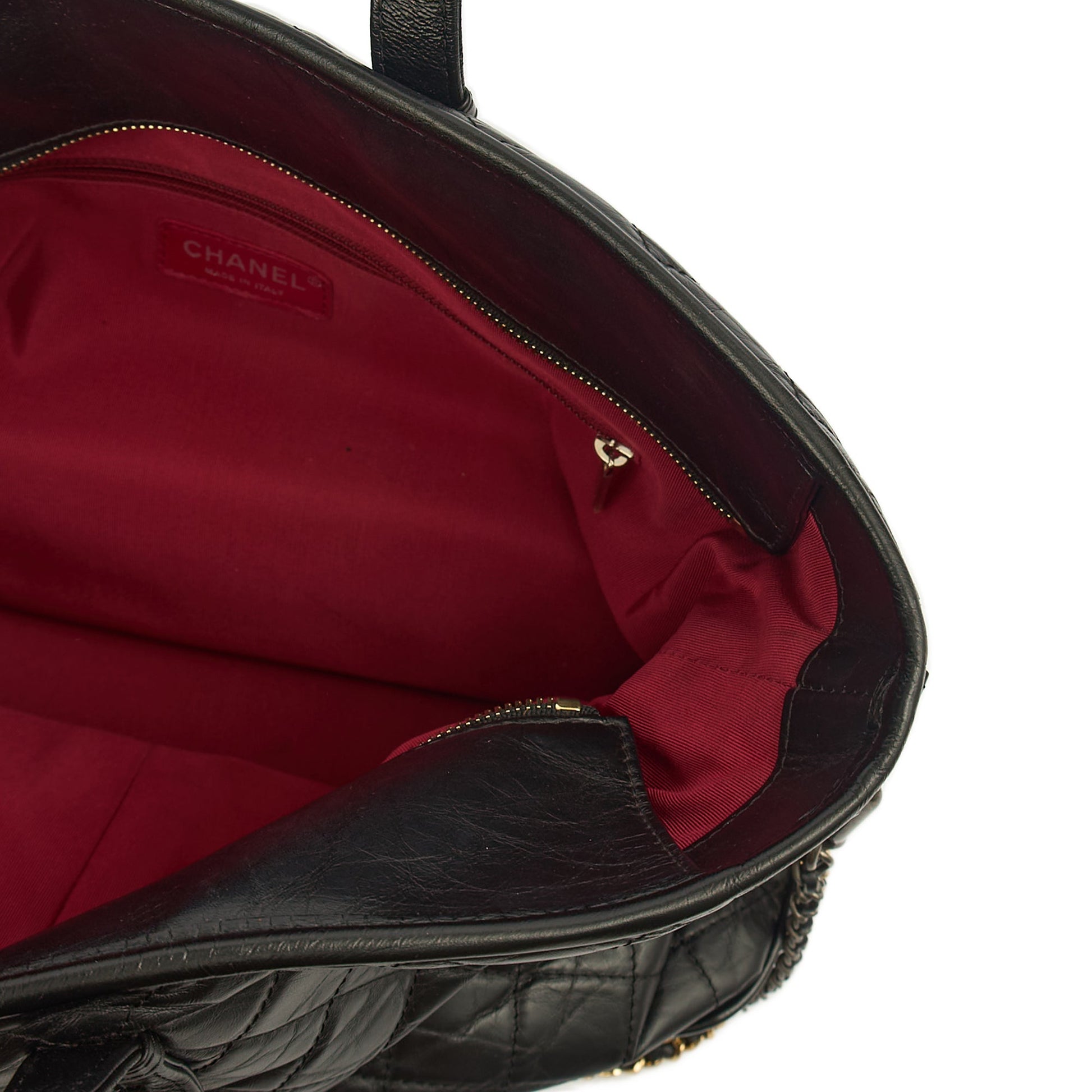 Chanel Shoulder Bag Gabrielle Hobo - Large in Black, Leather — Alternate View 9