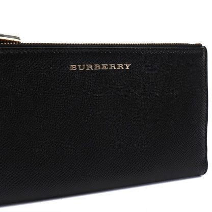 Burberry Purse Wallet in Black, Leather — Top View