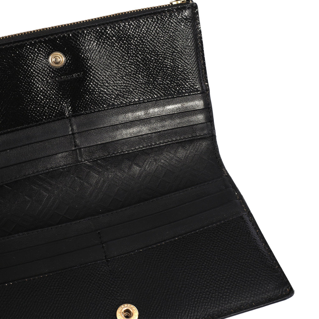 Burberry Purse Wallet in Black, Leather — Alternate View 11