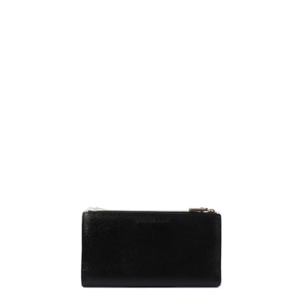 Burberry Purse Wallet in Black, Leather — Alternate View 9