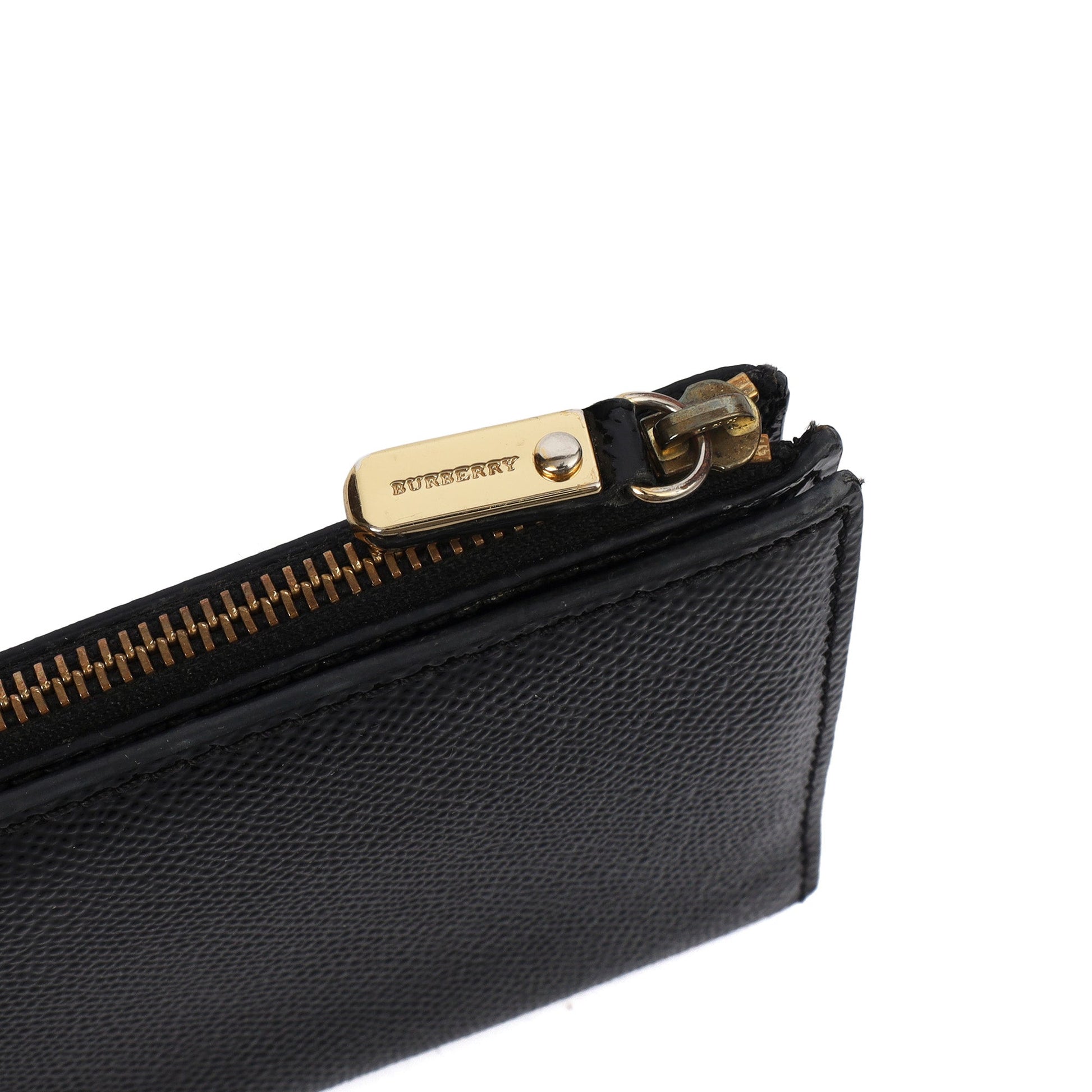 Burberry Purse Wallet in Black, Leather — Alternate View 12
