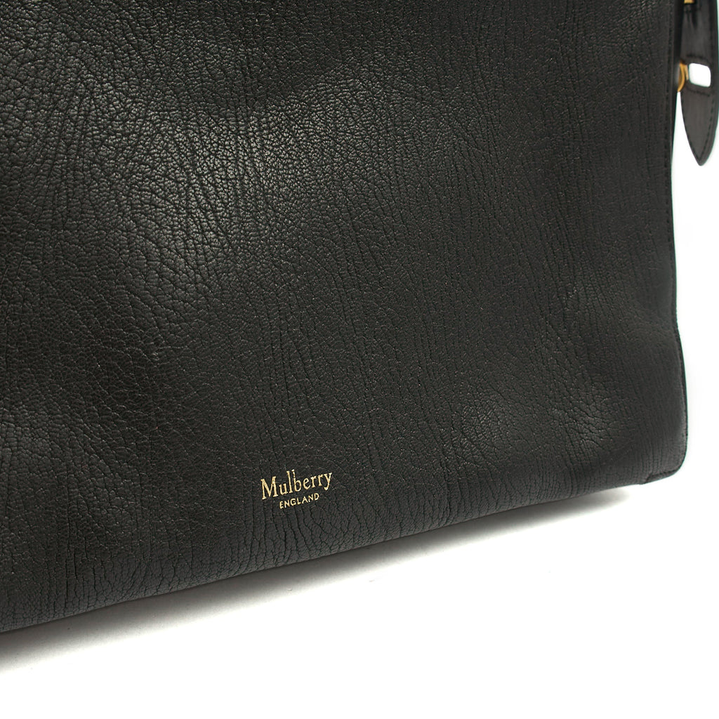 Mulberry Tote Chester in Black, Calfskin Leather — Alternate View 12