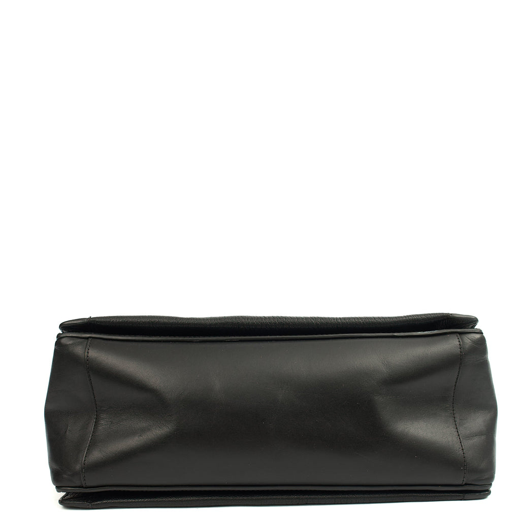Mulberry Tote Chester in Black, Calfskin Leather — Top View