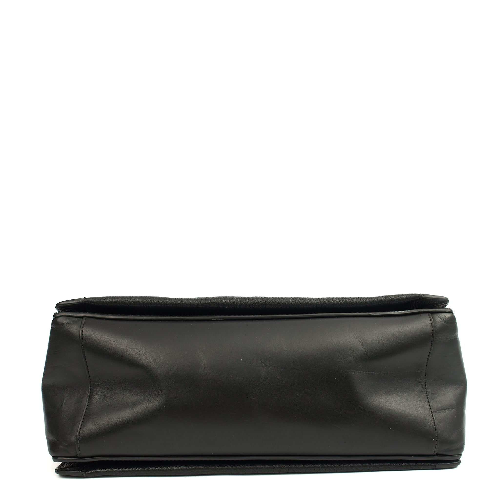 Mulberry Tote Chester in Black, Calfskin Leather — Top View
