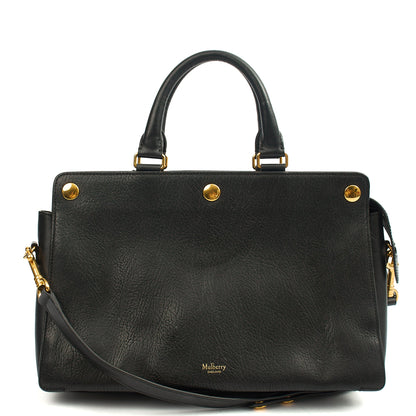 Mulberry Tote Chester in Black, Calfskin Leather — Alternate View 7