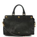 Mulberry Tote Chester in Black, Calfskin Leather — Front View