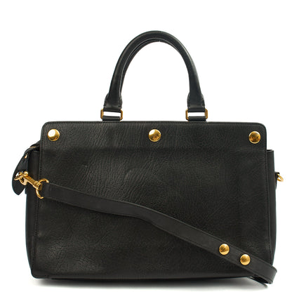 Mulberry Tote Chester in Black, Calfskin Leather — Alternate View 9