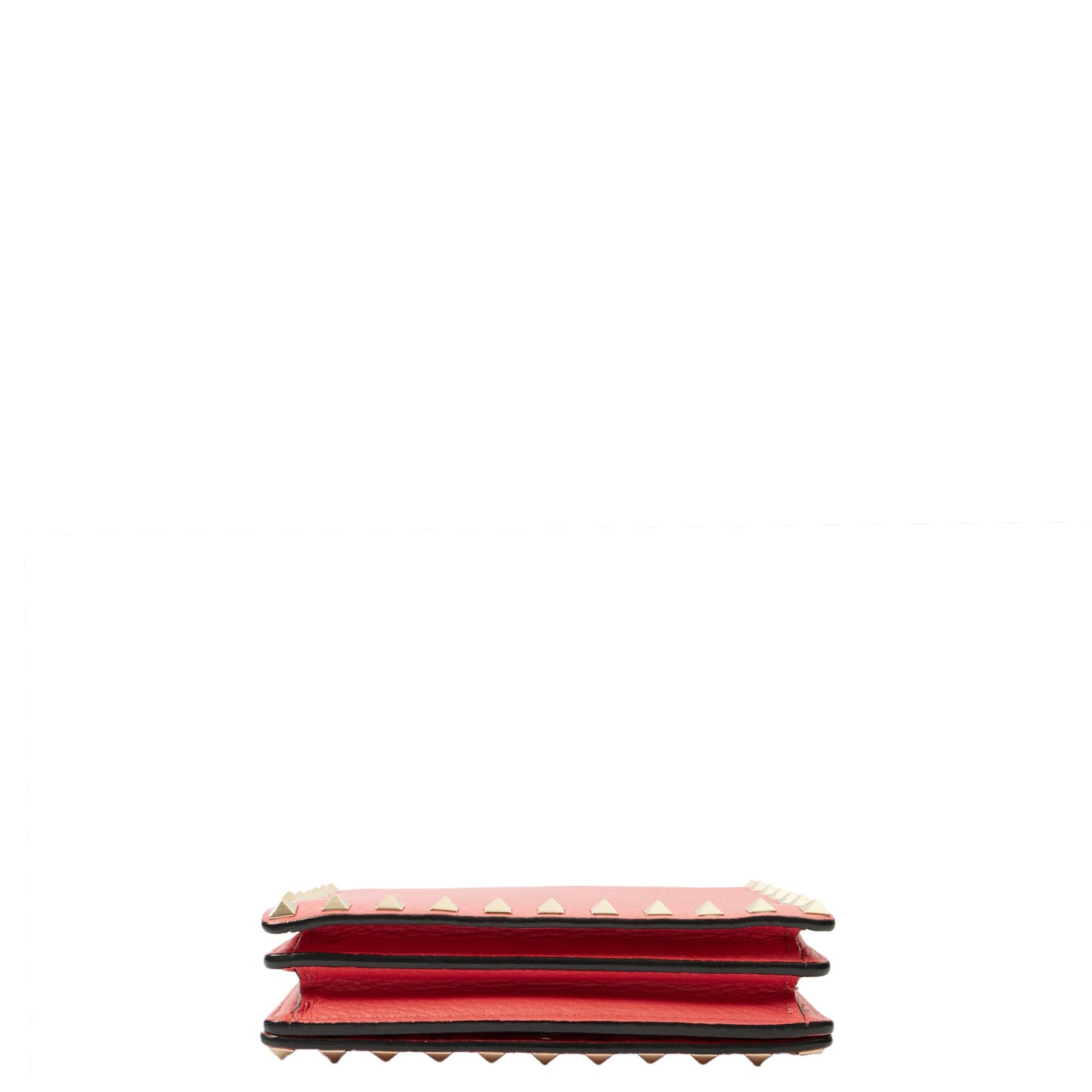 Valentino Cross Body Rockstud Crossbody Bag - Small in Pink, Calfskin — Top View