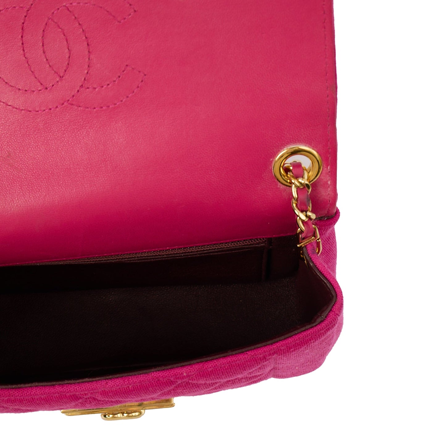 Chanel Shoulder Bag Chic With Me in Pink, Fabric — Alternate View 10
