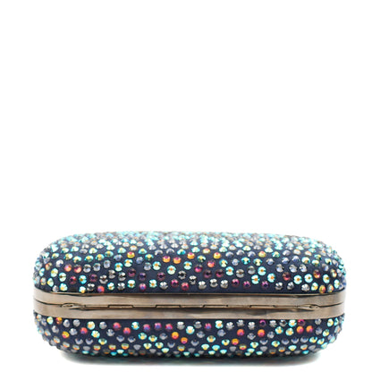 Alexander McQueen Clutch Box Clutch Skull in Blue, Fabric — Alternate View 10