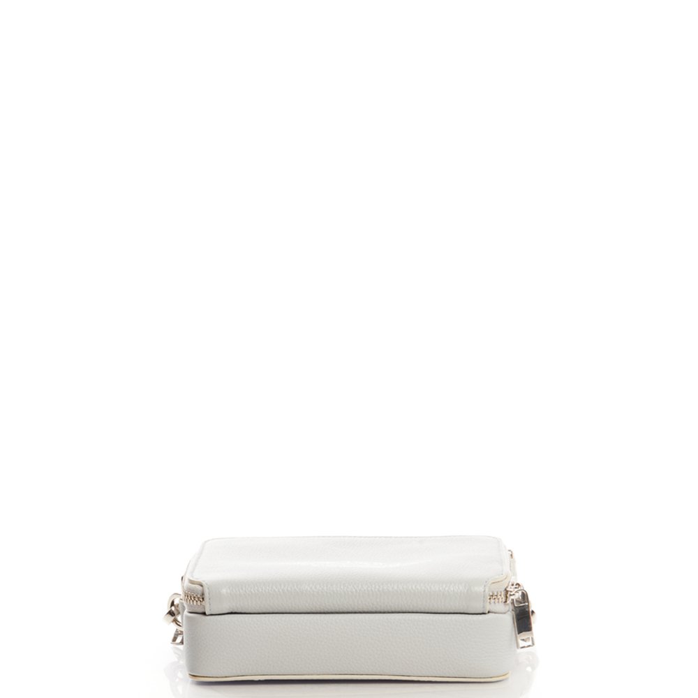 Christian Dior Cross Body Dior X Jordan Wings Messenger Bag in White, Calfskin — Detail View