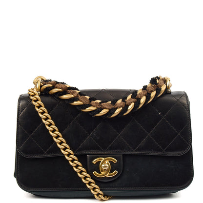 Chanel Shoulder Bag Shoulder Bag in Black, Lambskin Leather — Alternate View 11